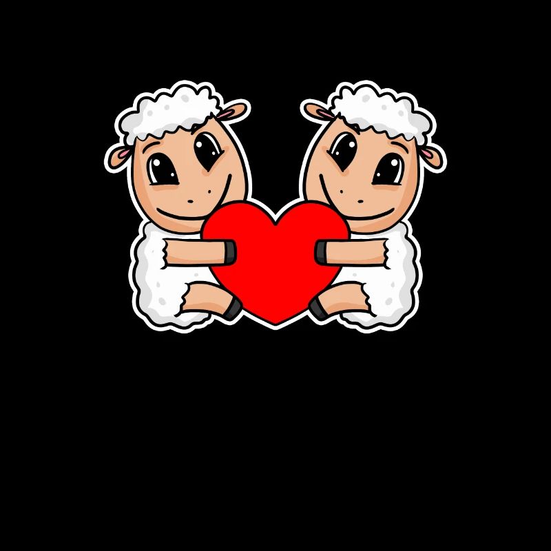 Schaf Herz Liebe Schafe