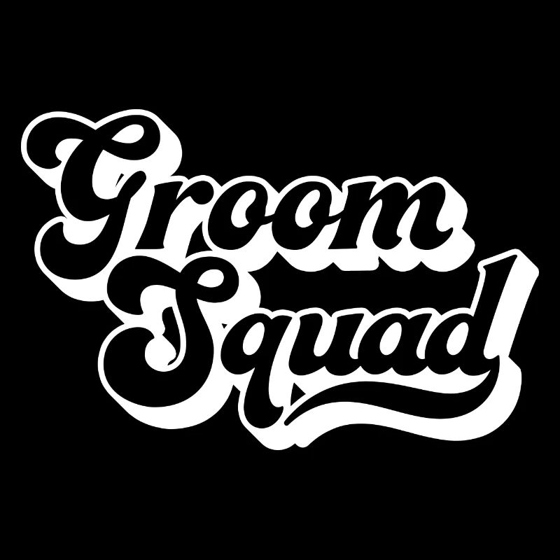 Groom Squad Bachelor Party Men Matching Crew Group
