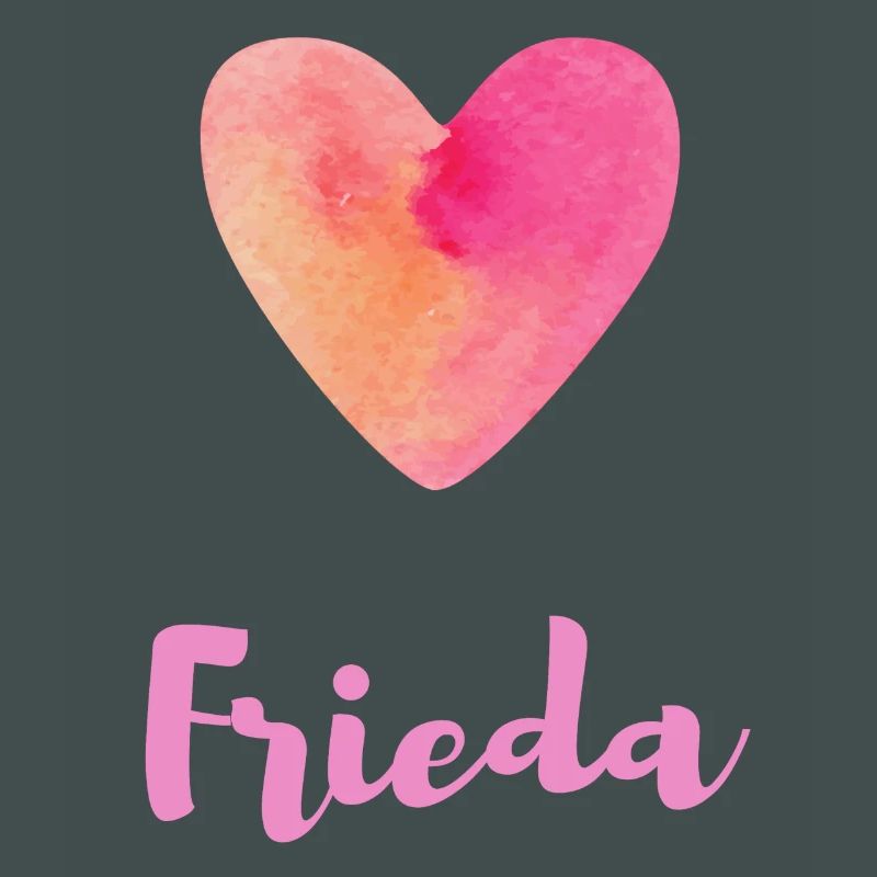 Frieda Rosa Herz Mädchen Geschenkidee Shirt