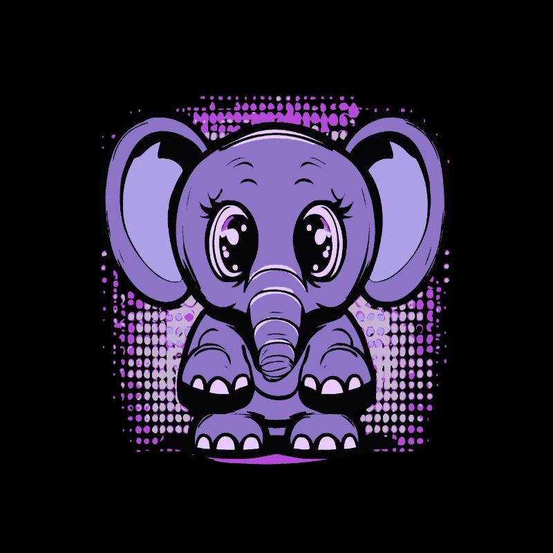 Cute baby elephant