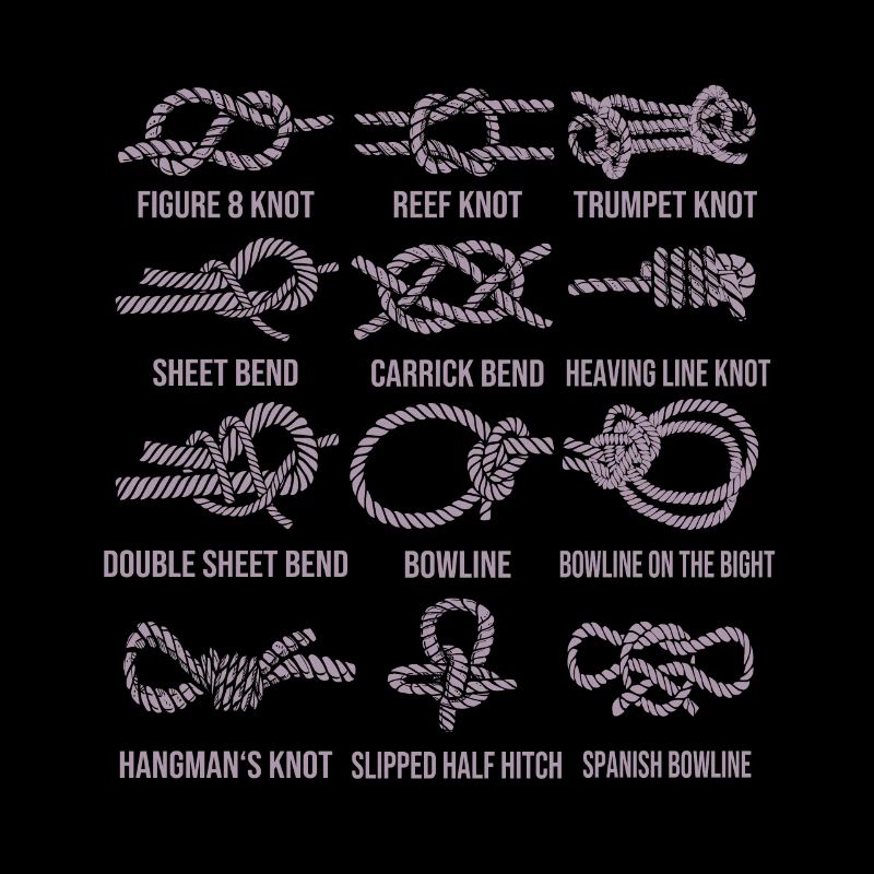 Sailing, sailboat, sailing knots, knotting