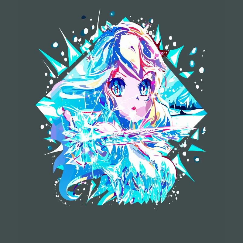 Anime Snow Queen Ice Princess
