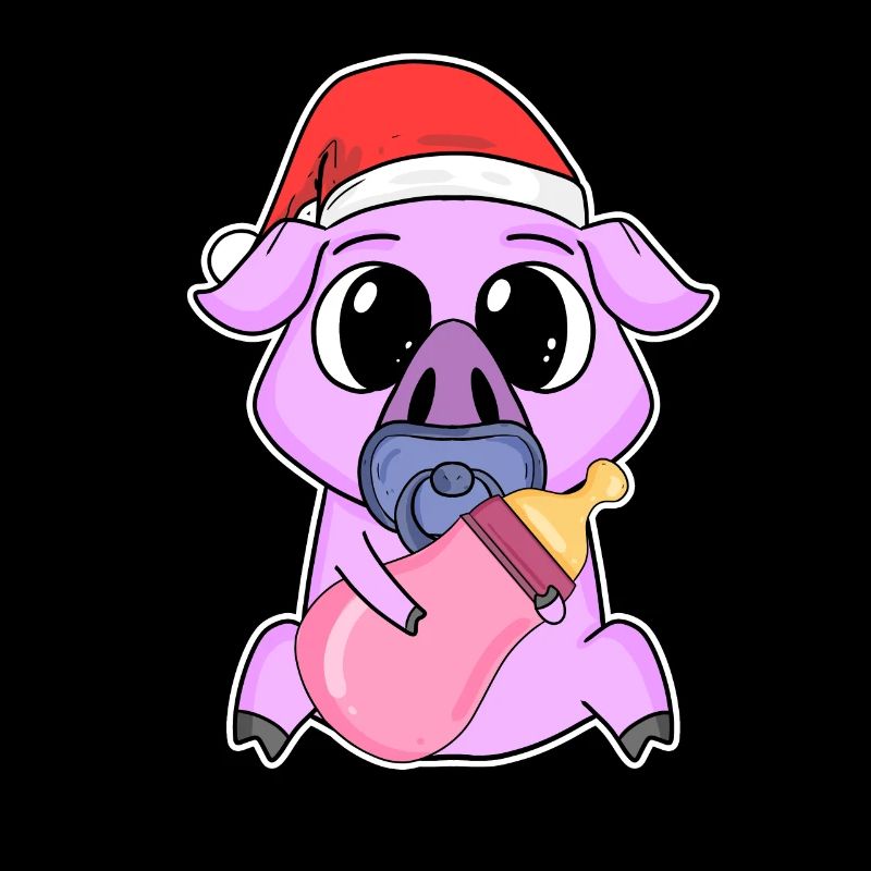 Cochon bébé Noël