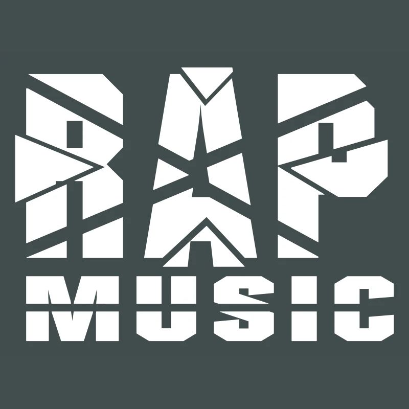 Conception de musique rap découpée