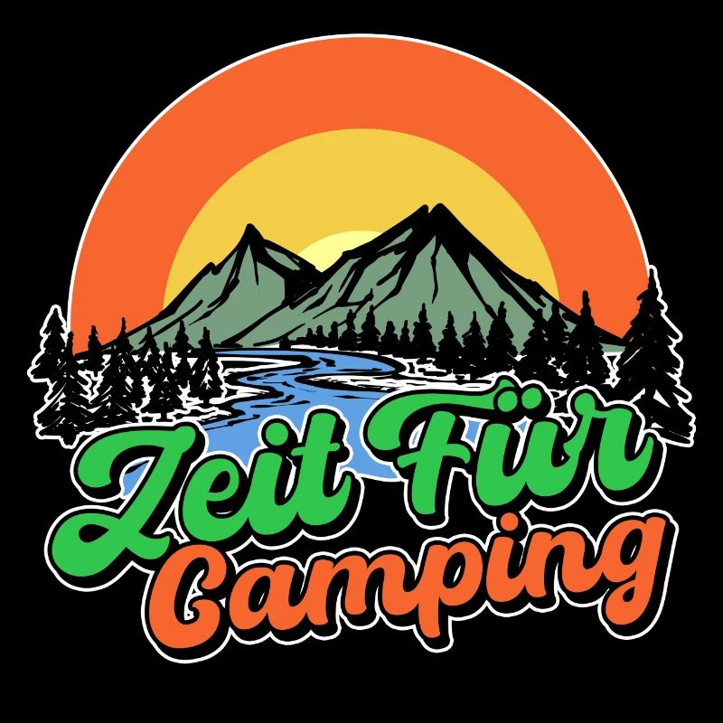 Berge Natur Camping Statement Chillen Campen