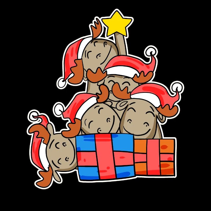 Elch Weihnachtsbaum Weihnachten