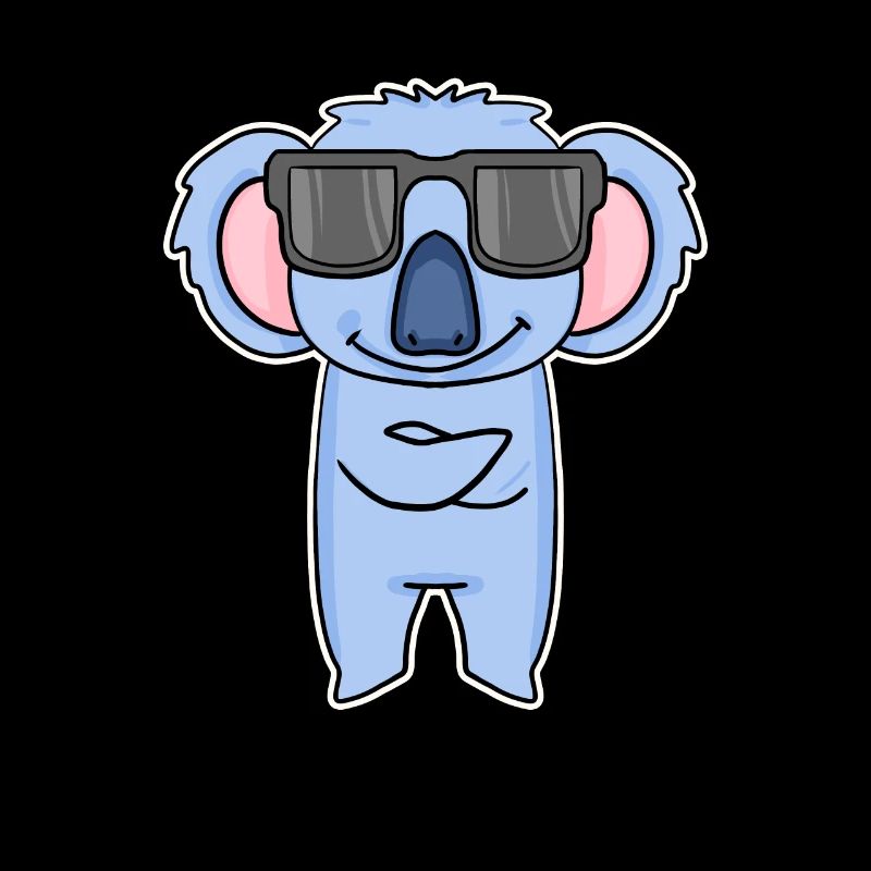 Koala mit Brille