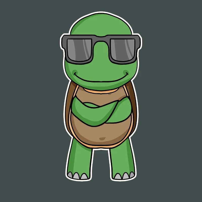 Turtle with glasses