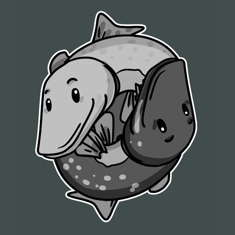 Yin Yang Pike Fish