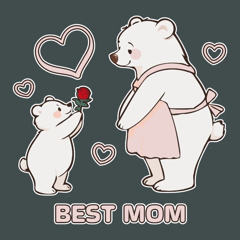 Bären Herzen Beste Mutter Muttertag