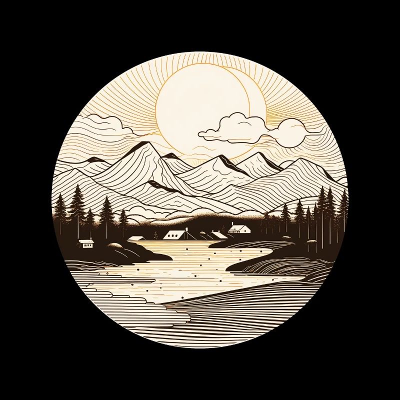 landscape nordic style