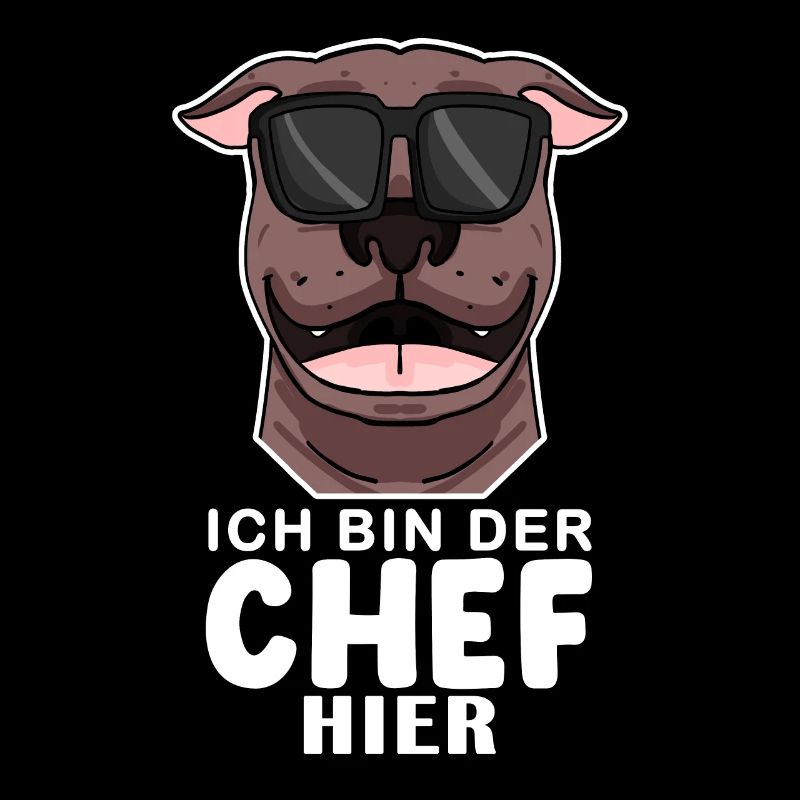 Chef Spruch Anführer Hund
