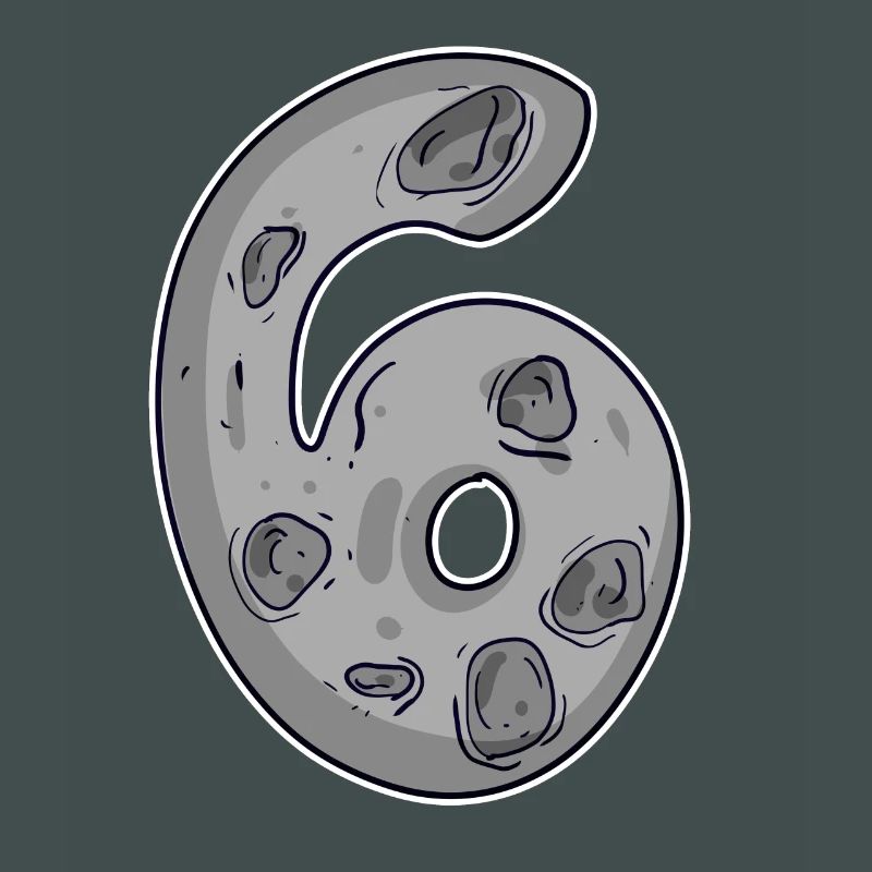 Numéro 6 Numéro Lune de l’espace