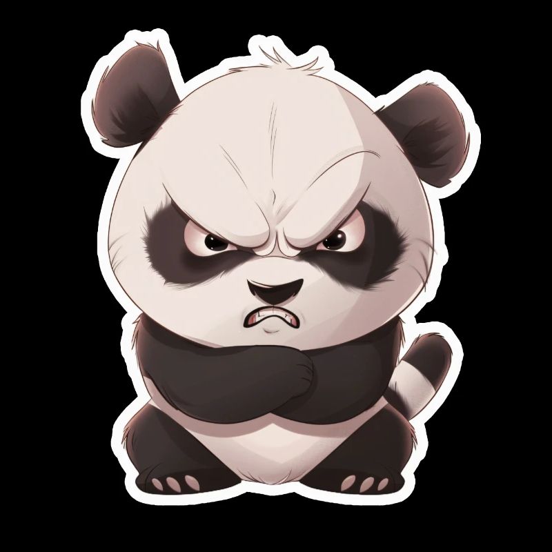 Mignon bébé panda panda cassé