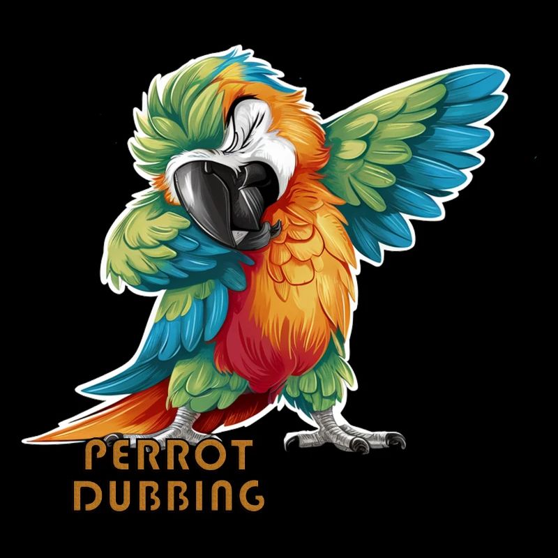 Perrot dubbing Éclats Plumés Le Perroquet tropical