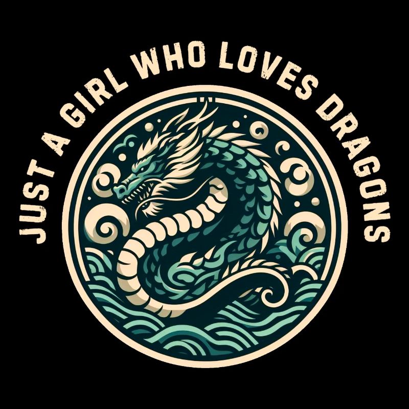 Nur ein Mädchen, das Drachen liebt