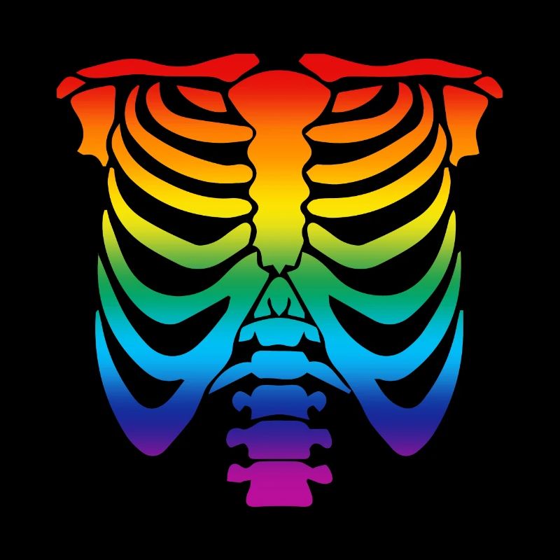 rainbow skeleton - rainbow skeleton