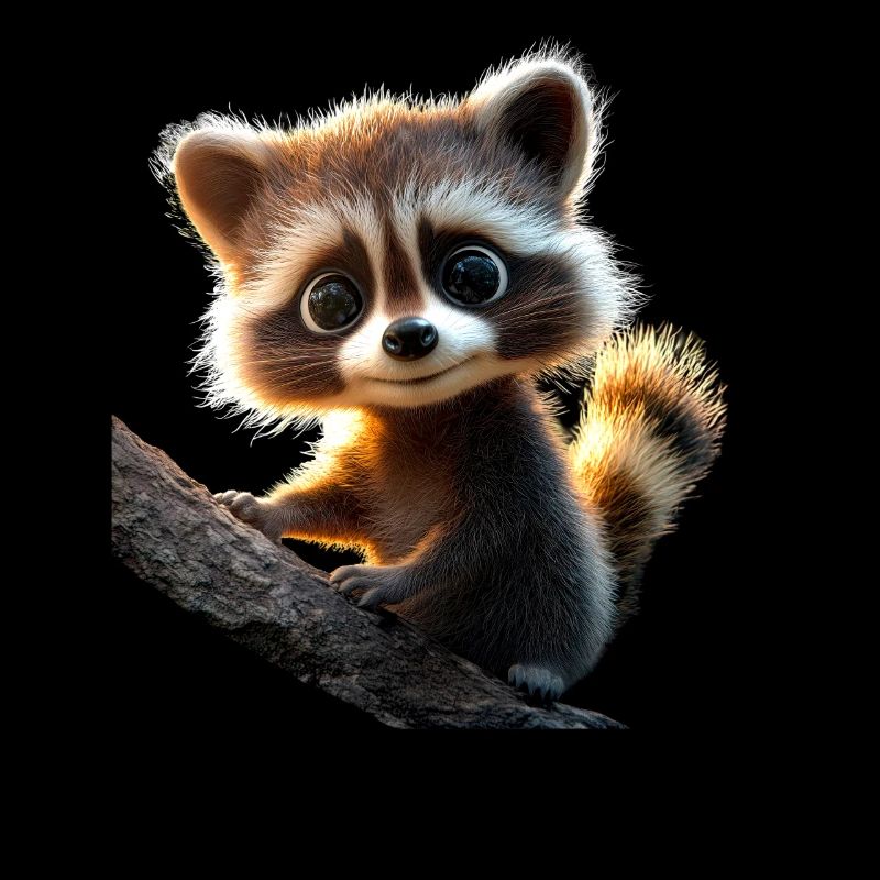raton laveur raton laveur J’adore petit raton laveur mignon