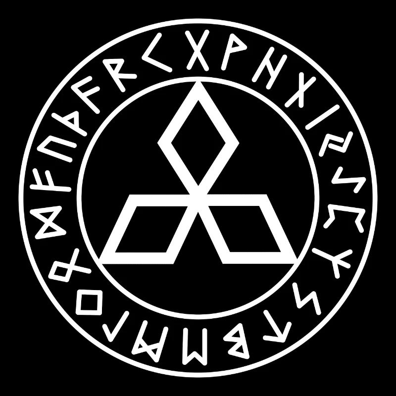Triceps circle white runes