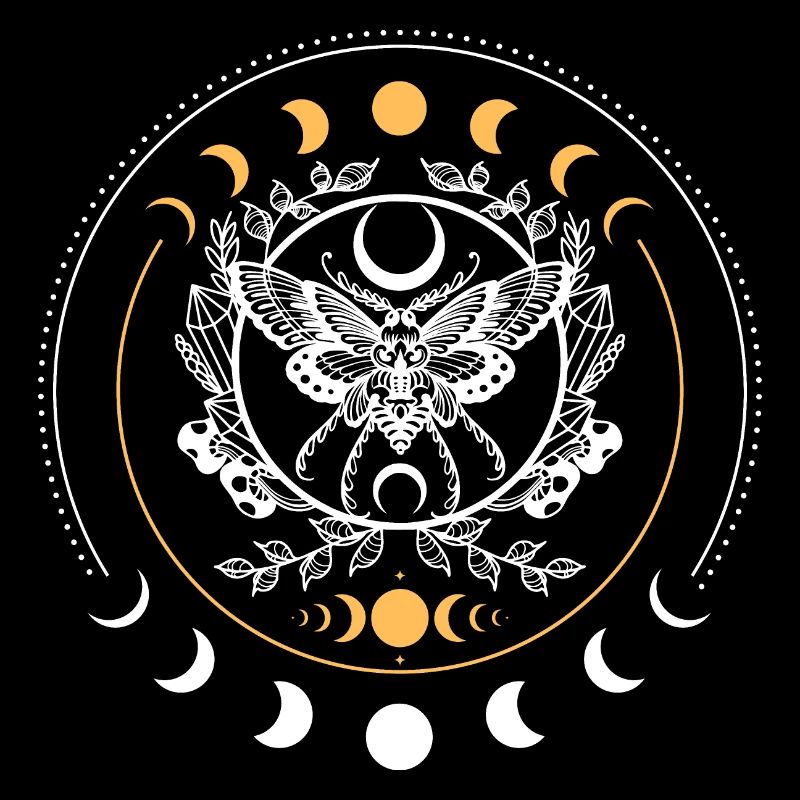 Celestial Moth Mandala
