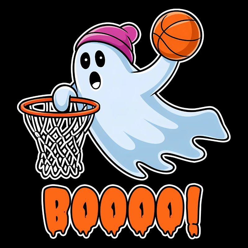 L’ basket avec « Boooo ! » Action de dunk