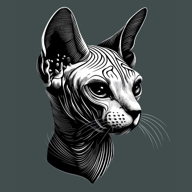 Chat Sphynx Chat Sphynx Chat Canadien Mignon Sphinx