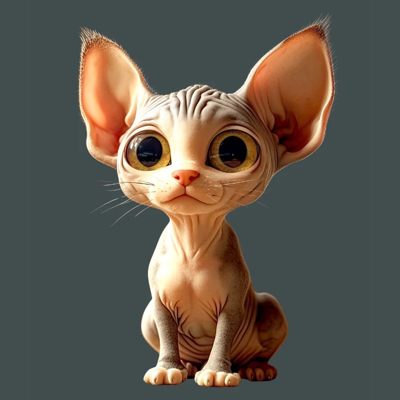 Chat Sphynx Chat Sphynx Chat Canadien Mignon Sphinx