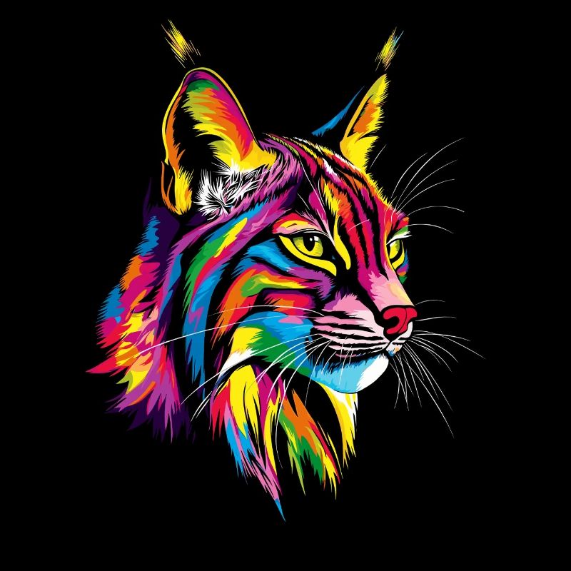 Lynx Chat sauvage Grands chats Chats Mignon Lynx