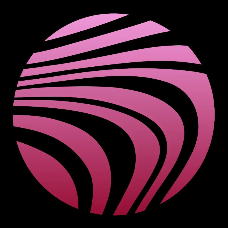 Psychedelic Pattern Pink Gradient