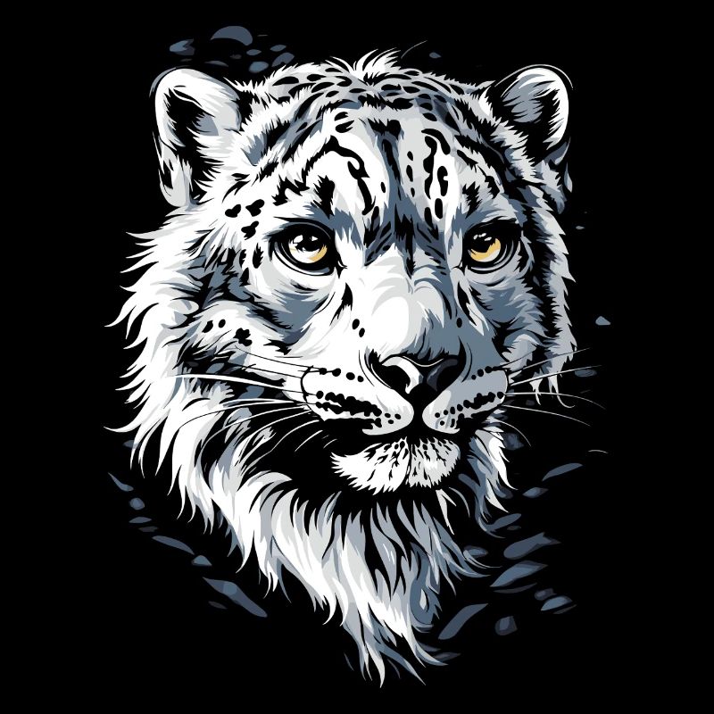 Schneeleopard Panther Raubkatze Großkatze Leopard