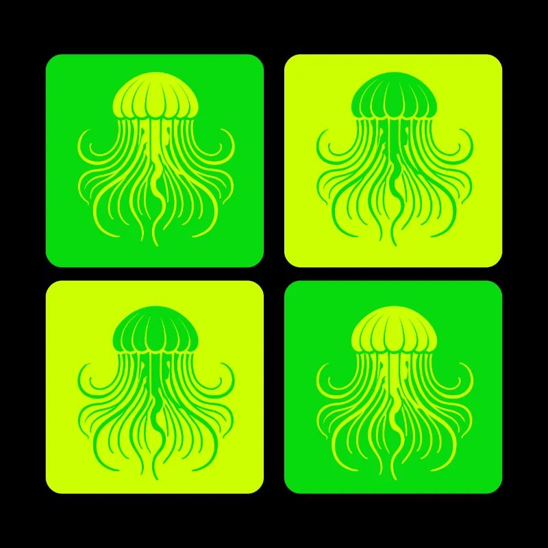 Jellyfish – Minimal Ocean Art