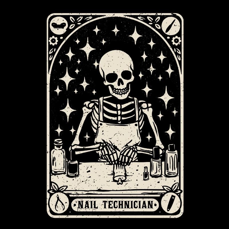 Nail Designer Nail Technician Tarot Card