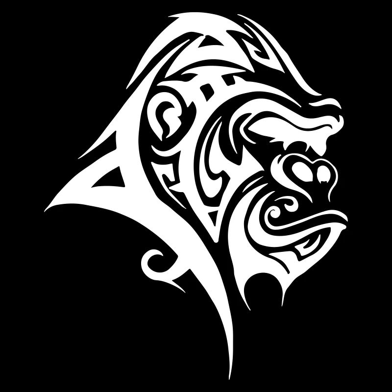 Gorilla Silverback Tribal