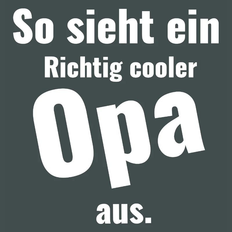 Richtiger cooler Opa Typ Opi Großvater Opachen