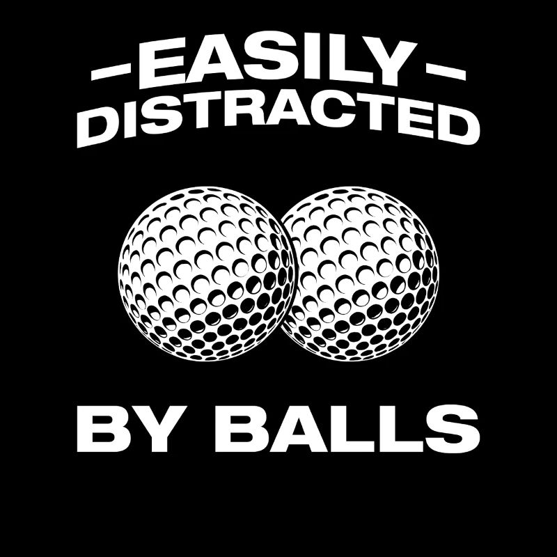Easily distracted by balls Golfer Golf Golfen