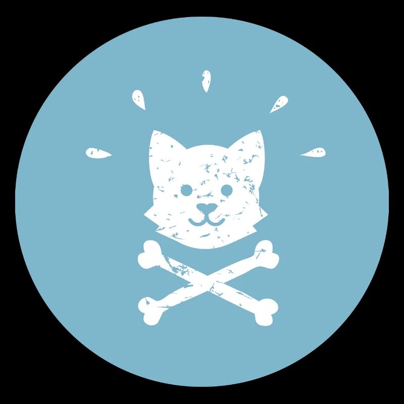 Pirate Corgi Crossed Bones Jolly Roger