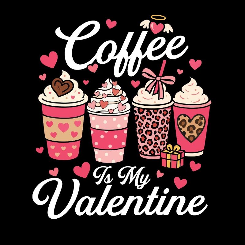 Coffee Is My Valentine Caffeinated Love