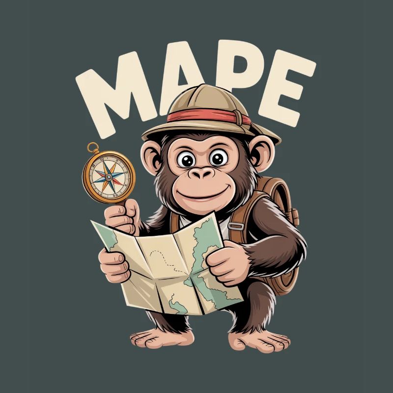 MAPE Monkey with Map and Compass Adventure