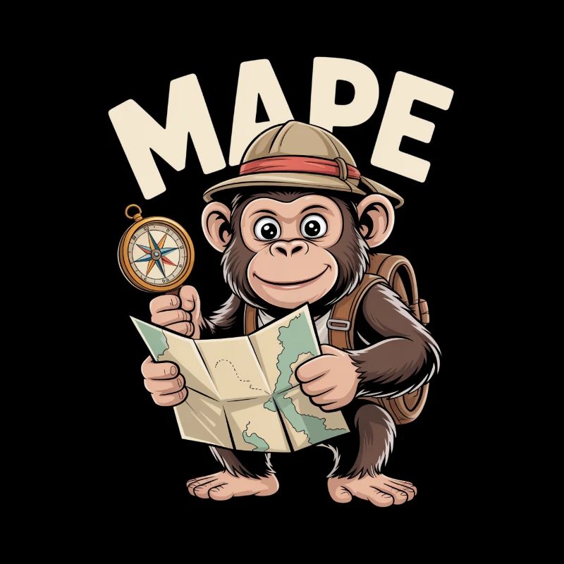MAPE Monkey with Map and Compass Adventure