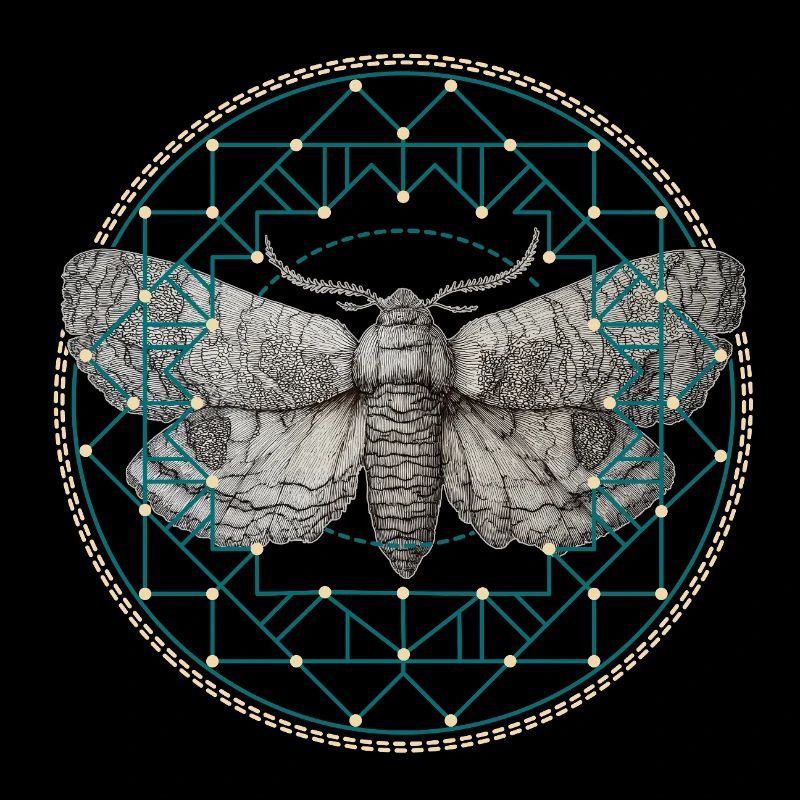Moth Sacred Geometry