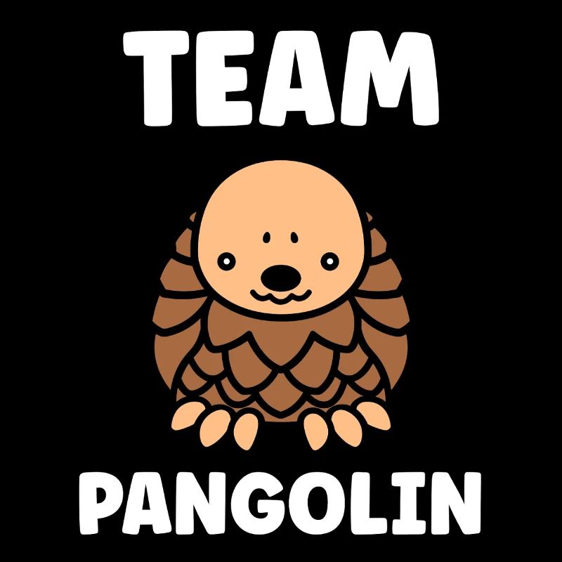 Pangolin Team Cute Mascot
