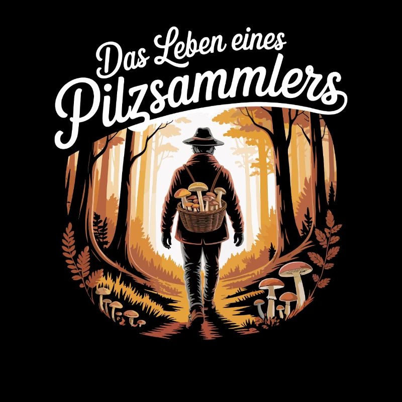 Cueillette de champignons Cueillette de champignons Chasseurs de champignons Forêt