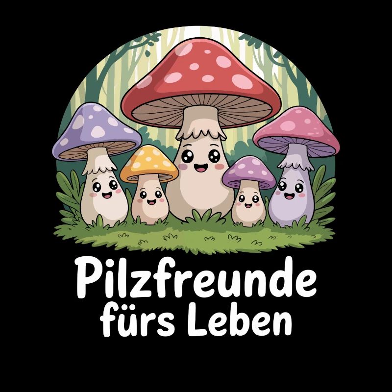 Cueillette de champignons Cueillette de champignons Chasseurs de champignons Forêt