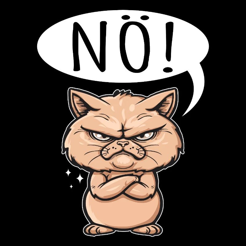 Quelque chose comme non - le chat dit non