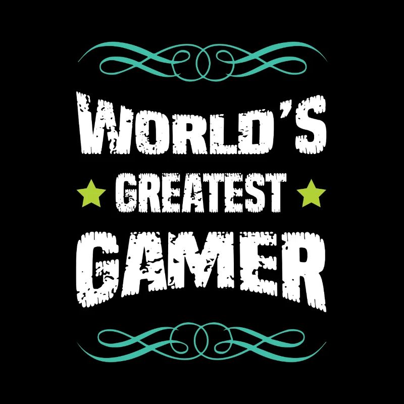 Weltbester Gamer – Distressed Design