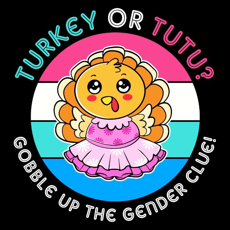 Thanksgiving Gender Reveal Werdende Mutter