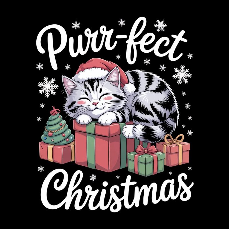 Purr Fect Noël Mignon Chat de Noël