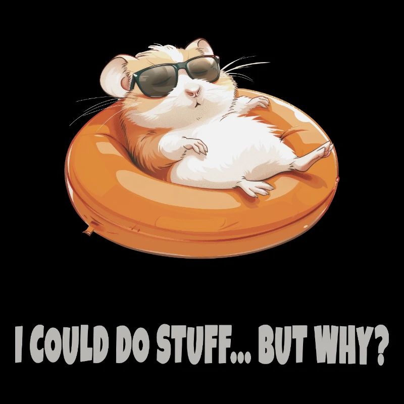 I Could Do Stuff… But Why? | Funny Lazy Hamster