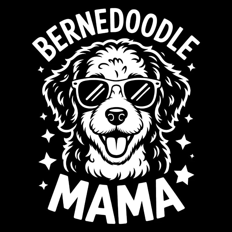 Bernedoodle Spruch Mama Witz Bernedoodle Geschenk