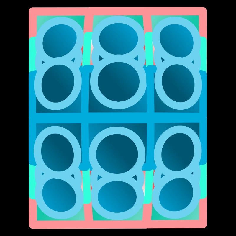 blue pattern, graphic art
